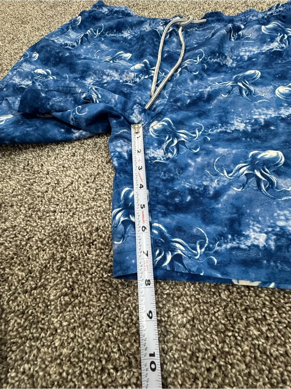 Kirkland Signature Blue Patterned Men's Swim Trunks